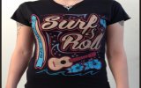T-Shirt Donna Six Gun Surf & Roll
