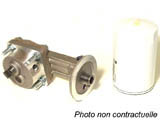 pompa olio maggiorata per filtro, venduta senza filtro 8/67-7/71 3 rivetti