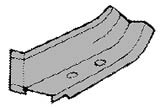 parte inferiore anteriore interna del parafango anteriore sx 8/67-7/72
