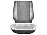 imbottitura in spugna seduta+ schienale sedile anteriore 68-72 per appoggiatesta
