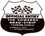 adesivo TED EDWARDS DRAGSTRIP