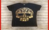 T-Shirt Donna Six Gun Skull