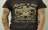 T-Shirt Uomo Six Gun Rockin To Hell