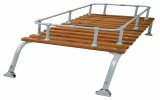 portapacchi da tetto con traverse in legno T2 50-79 58cm