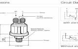 sonda pressione olio 0-5 bar VDO
