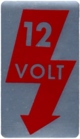 adesivo del montante della porta 12V